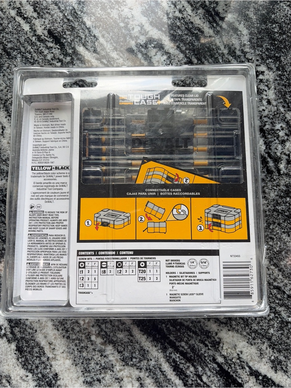 New DEWALT MAXFIT 30-Piece Impact Rated Screwdriving Bit Set ToughCase+ DWAMF30 - Picture 2 of 3